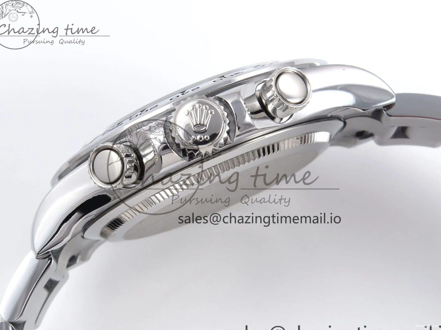 0402 Daytona 126509 QF 1:1 Best Edition Black Silver Dial on SS Bracelet SH4131 V6 (Gain Weight） DailyWear 1007